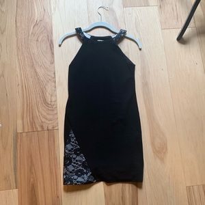 Tween Black Halter Top Dress